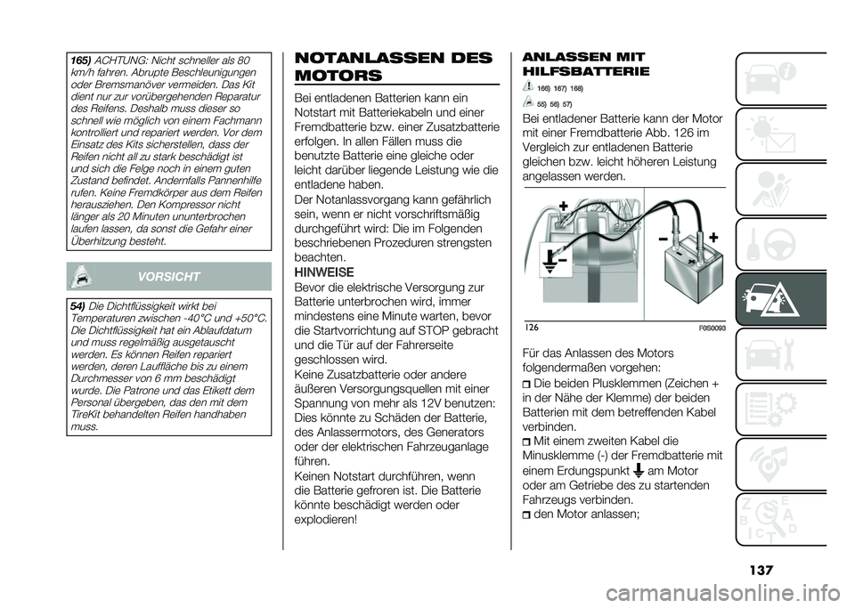 FIAT 500 2021  Betriebsanleitung (in German) ���
�	���
�(�J�/�$�@�,�+�4 �,���� �
����	���	� ���
 �<�I
���A� �#����	�� �(����%��	 ��	�
����	��������	� ���	� ���	��
����!��	� ��	���	���	�� 