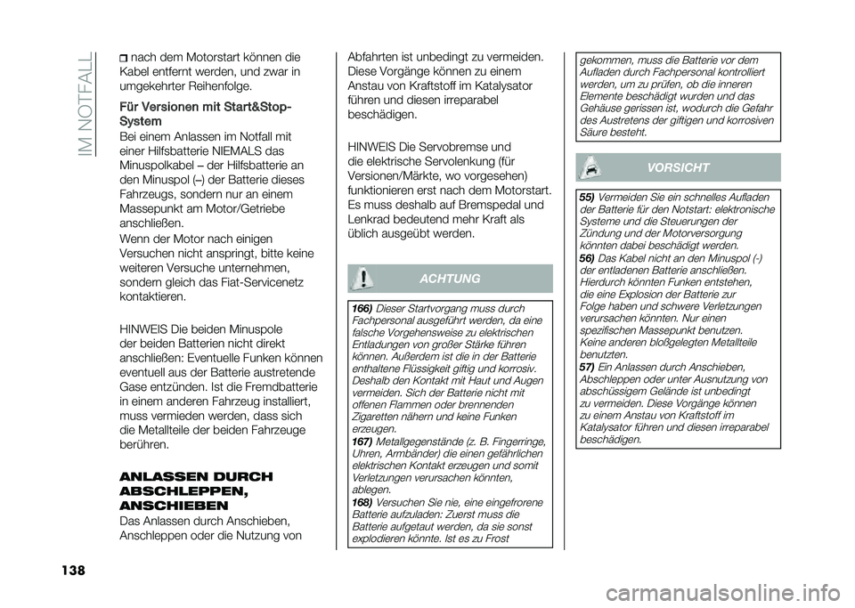 FIAT 500 2021  Betriebsanleitung (in German) ��
�)��,�5�$��(�"�"
��� ���� ��	� �)�����
���� ��!���	� ���	
�0���	� �	���#�	��� ��	���	�� ��� ���� ��
����	��	����	� �7�	���	��#����	�
�