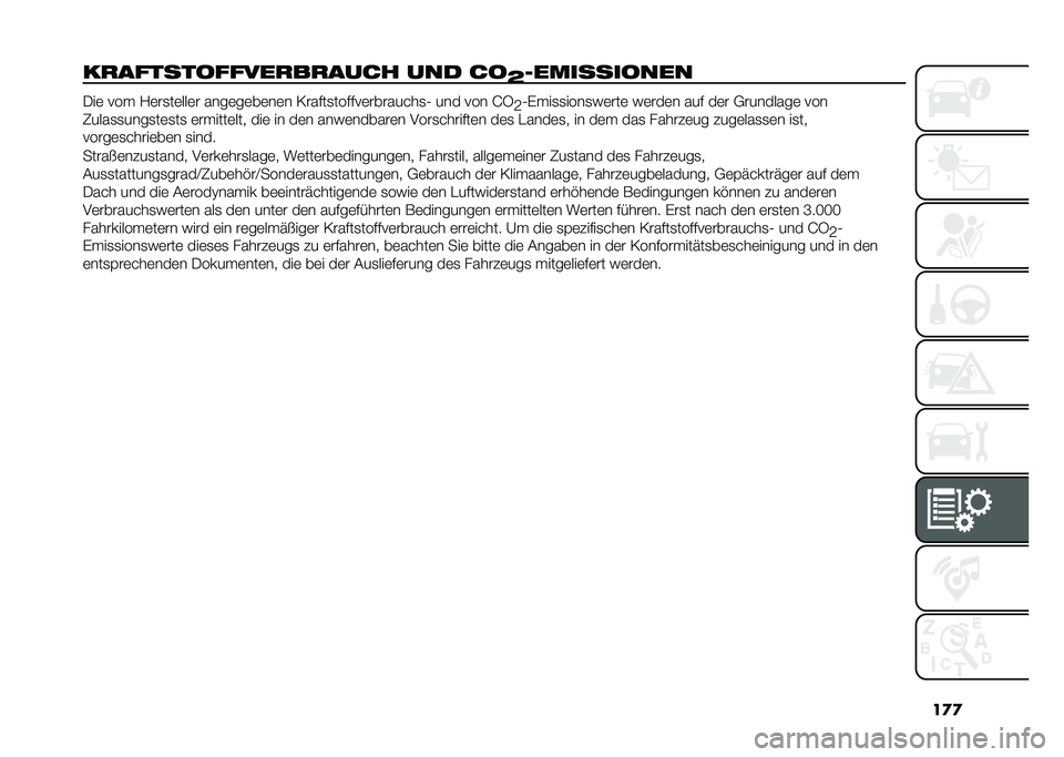 FIAT 500 2021  Betriebsanleitung (in German)   
 

                          
 H             -  	      / 	    	   	      	  	  	  	   0   #     # #  	         1          J