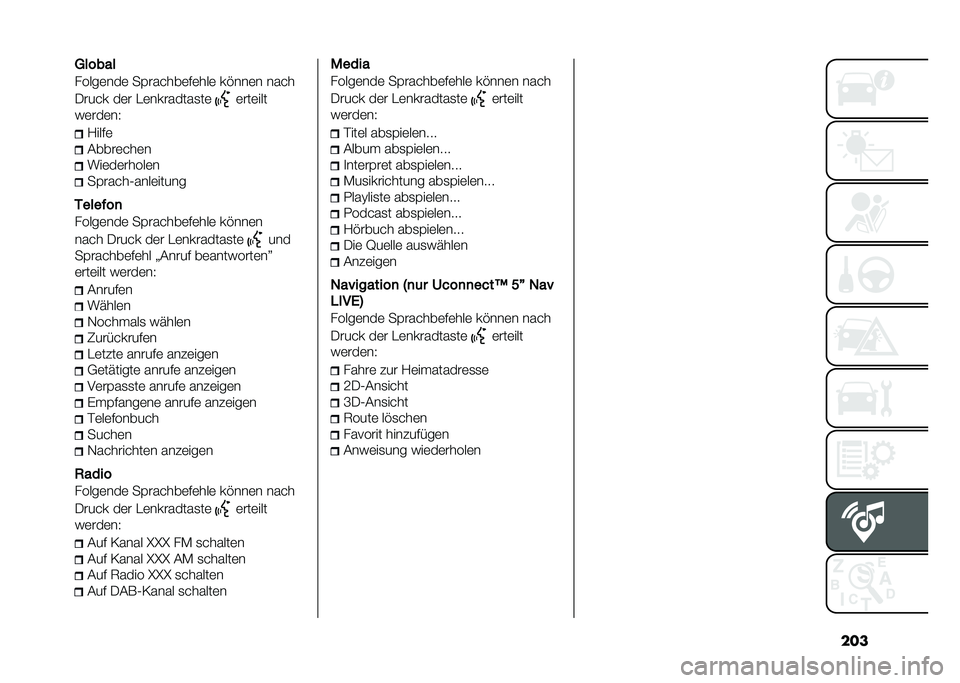 FIAT 500 2021  Betriebsanleitung (in German) ���������
�����	���	 ��%������	�#�	���	 ��!���	� ����
�-���� ��	� �"�	��������
��	
�	���	���
��	���	��4 �/���#�	
�(����	���	�
���	��	�
