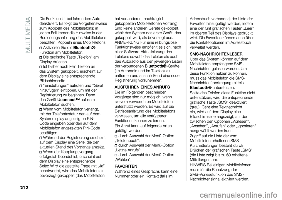 FIAT 500 2021  Betriebsanleitung (in German) ��)�@�"�$�
�)��-�
�(
��� �-��	 �������� ��
� ��	� �#����	���	� �(���
��	�������	��� ��
 �#���� ���	 �����	��	��
��	��
�	
��� �0��%�%�	�� ��	�