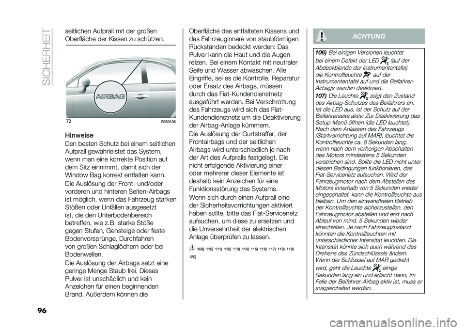 FIAT 500 2021  Betriebsanleitung (in German) ���
�J�/��7�/��
�$
��	 �
�	�������	� �(��#�%���� ��� ��	� ���� �	�
�5��	��#�����	 ��	� �0��
�
�	� �� �
���&���	��
��
��:��:�=�:�;
���
�% ����
�-�	