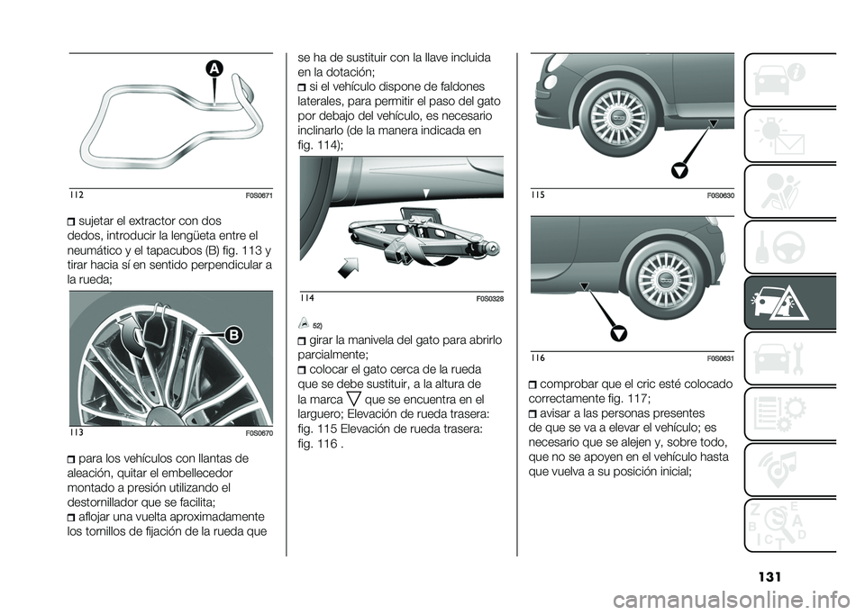 FIAT 500 2021  Manual de Empleo y Cuidado (in Spanish) ������
��:�)�:�;�F�=������	� �� �����	���� ��� ���
������  ���������� ��	 �����_���	 ����� ��
����
����� �
 �� ��	��	����� �/