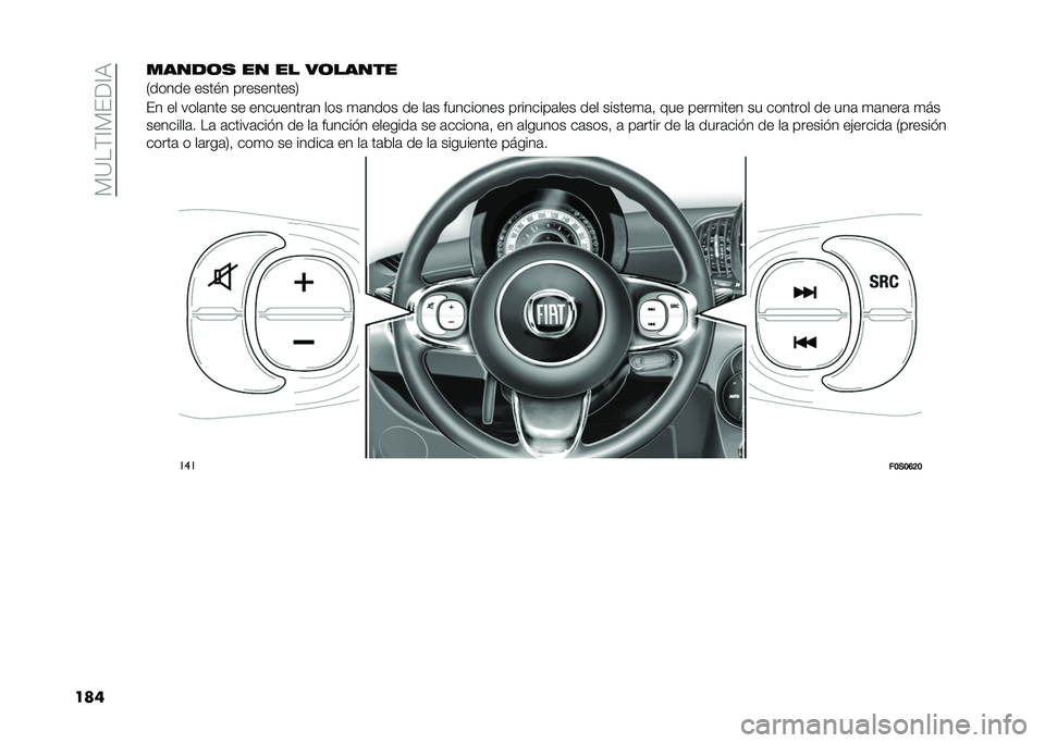 FIAT 500 2021  Manual de Empleo y Cuidado (in Spanish) ��%�=��$�?�%��<�?�)
��������	�
 �� �� ��	�����
�/����� ����!� ����������2
�� �� ����	��� �� ���������	� ��� �
�	���� �� ��	� ���