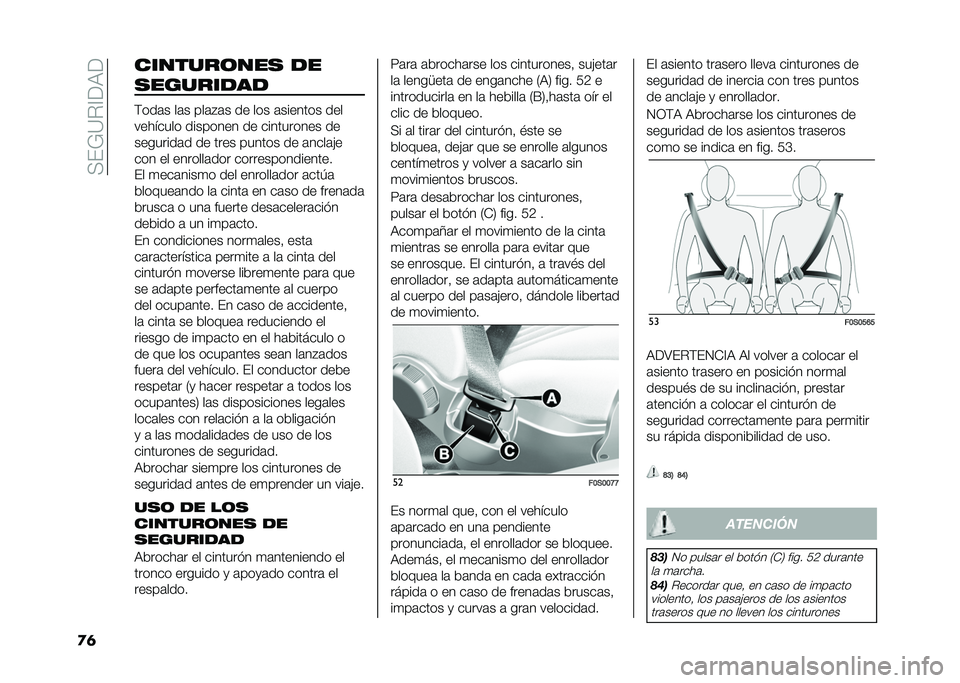 FIAT 500 2021  Manual de Empleo y Cuidado (in Spanish) ��(��&�=�"�?�<�)�<
�
�	 �������	���
 ��
�
��������
�$���	� ��	� ���	�#�	� �� ��� �	������� ���
�������� �������� �� ���������� �