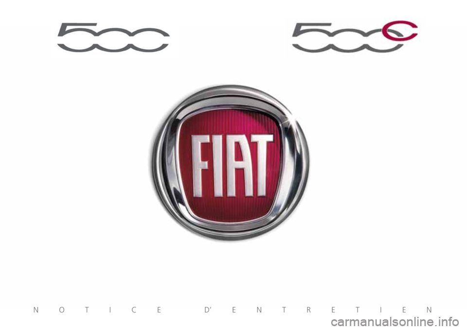 FIAT 500 2020  Notice dentretien (in French) 