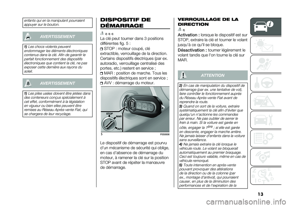 FIAT 500 2021  Notice dentretien (in French) ����
���
�� ���
 ��
 �	� ���
�
���	��
� �������
��
�
�����*�� ��� �	� � �����
� ��
��������
���
��	
�&�� ����� ��
��	��
�� ������
�