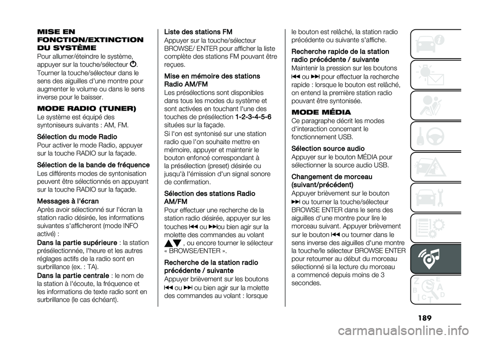 FIAT 500 2021  Notice dentretien (in French) ������� ��
���
�����
���/���
�����
�� �������
�5��� ��	�	�����@����
�
��� �	� ��*������
�����*�� ��� �	� �������@���	�����