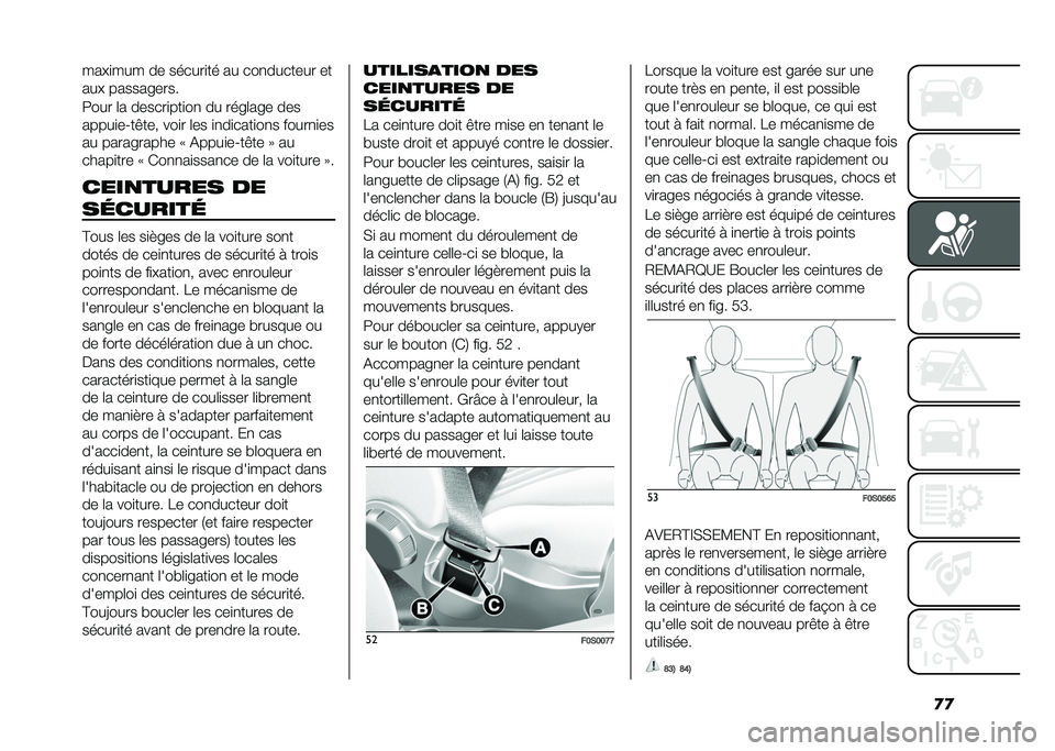 FIAT 500 2021  Notice dentretien (in French) �
�
����
��� �� ������
�� �� ���
������� ��
��� ����������
�5��� �	� ������
���
��
 �� ����	��� ���
�����
��>��#��� ���
� �	