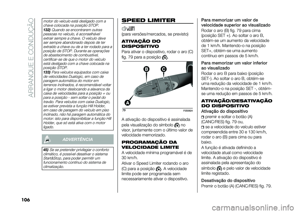 FIAT 500 2021  Manual de Uso e Manutenção (in Portuguese) ��/�6�6�/�+�E�A�0��0�� ��+�,�A�K�O�
���	
����� �� ������� ���� ������
��� ��� �
����� �������� �� �����"�%� �.�C���
�
����E����� ��