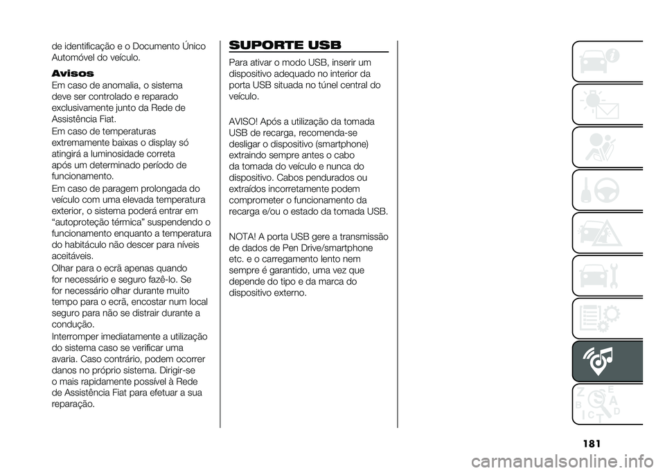 FIAT 500 2021  Manual de Uso e Manutenção (in Portuguese) ����� �����������"�%� � � �,�������� �l����
�/�����@��� �� ��������
�	�C�(�+�&�+
�0� ���� �� ���������! � �������
���� ��� 