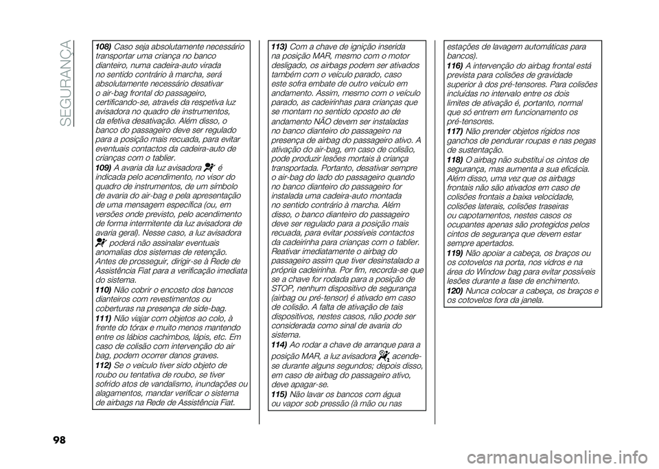 FIAT 500 2021  Manual de Uso e Manutenção (in Portuguese) ��.�0�-�A�6�/�+�K�/
�� �
���
� ��� ���$� ��	����������� ����������
����������� ��� ������"� �� �	���� ����������! ���� ����