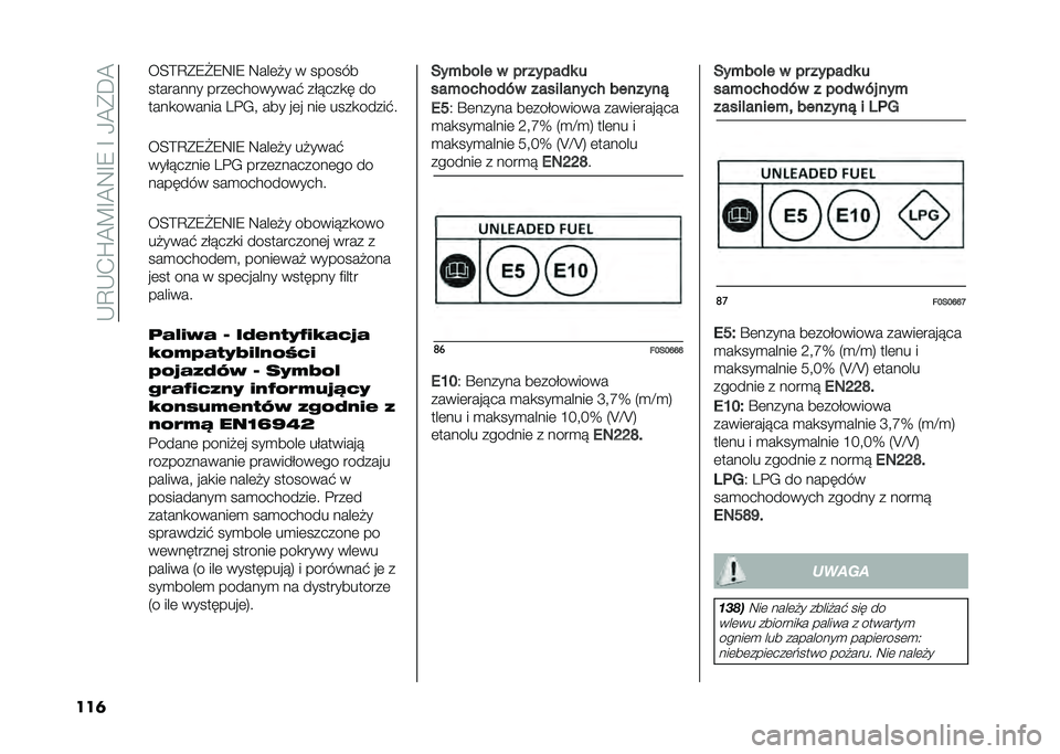 FIAT 500 2021  Instrukcja obsługi (in Polish) ��*�A�*�+�R�@�?�E�@�8�E�7��E��-�@��C�@
���	 ��;�=�A��7�/�7�8�E�7 �8���	� � � ������
�������� ����	��������! ��$����
� ��
����
������ �3�"�,� ���
