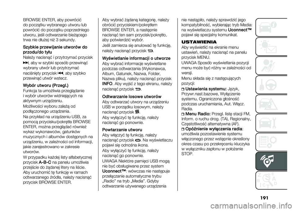 FIAT 500 2021  Instrukcja obsługi (in Polish) ����Q�A��%�;�7 �7�8�=�7�A� ��� ��������!
�� �������
� �������	�� ������ ���
��������! �� �������
� ������	����	��
������� ��	