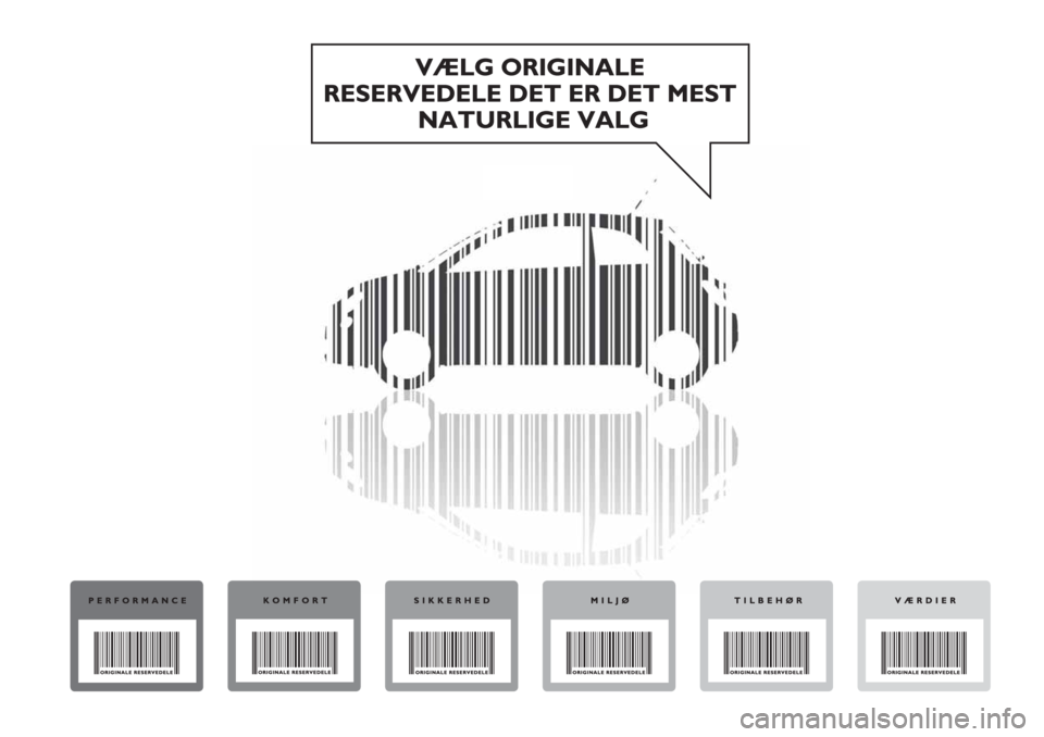 FIAT 500 2020  Brugs- og vedligeholdelsesvejledning (in Danish) 