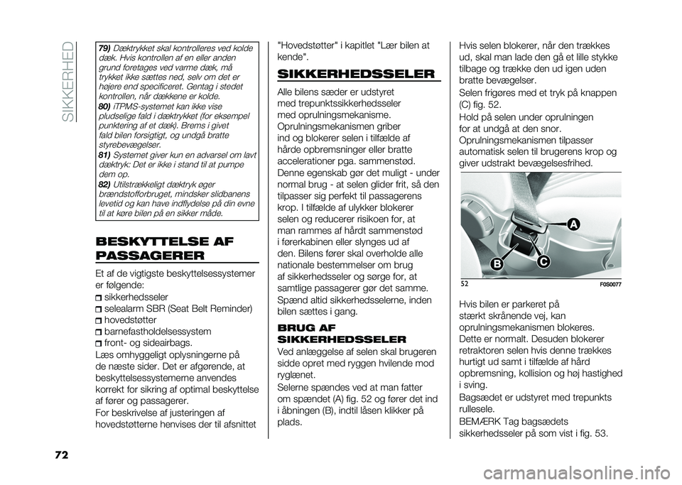 FIAT 500 2021  Brugs- og vedligeholdelsesvejledning (in Danish) �� �"�4�4�#�8��#�
�
� ���
����
������
 ���� ����
�������� ��� �����
���� ���	� ����
������ �� �� ����� ����� ���
�� �����
�