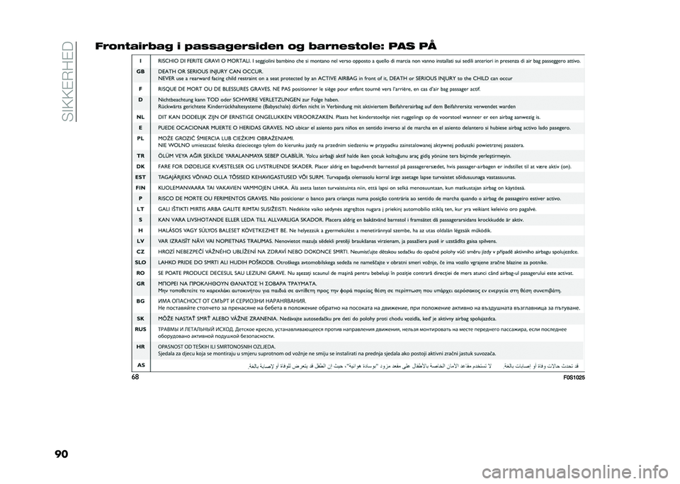FIAT 500 2021  Brugs- og vedligeholdelsesvejledning (in Danish) �� �"�4�4�#�8��#�
����!�/�#�(�$�"�!�9�$� �" �:�$�)�)�$���!�)�"�+��# �/� �9�$�!�#��)�(�/� ��> ��� ��
��	
��8��;�8�>�A  