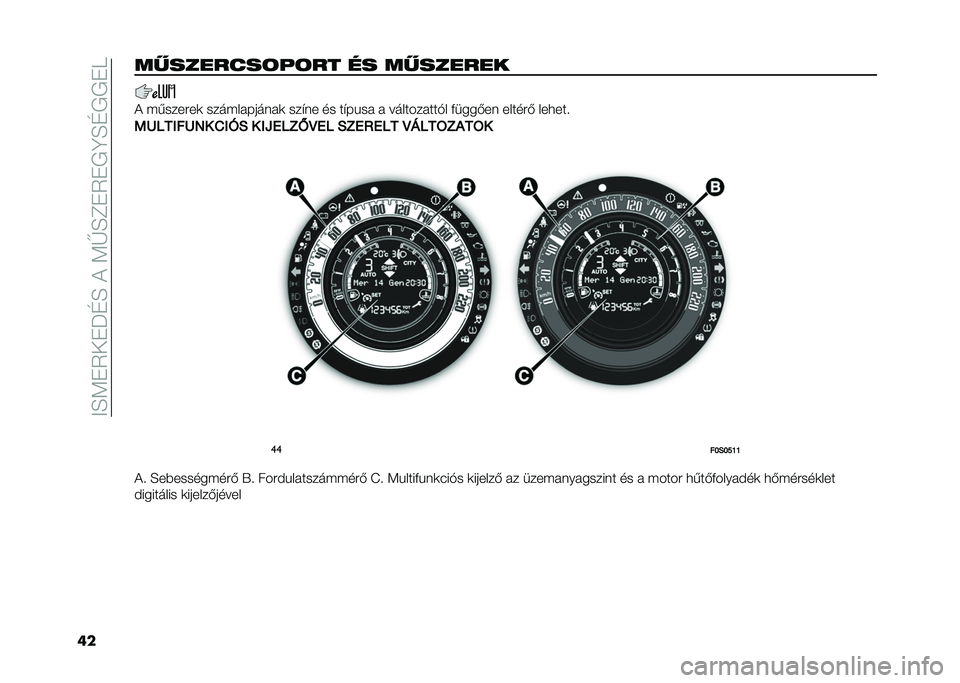 FIAT 500 2021  Kezelési és karbantartási útmutató (in Hungarian) ��=�F�;��2���P�E�F��(��;�G�F�D��2��*�C�F�E�*�*��9
�����������	��	�� �� ��������
�( �"�&������	 ����"��������	 ����� �� ���� �� � ������