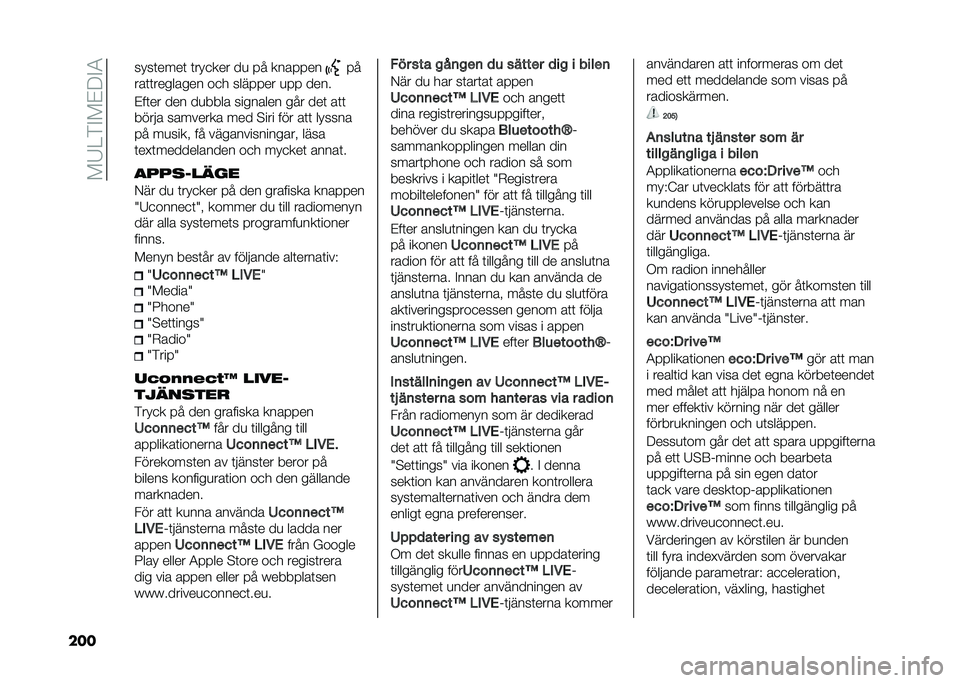 FIAT 500 2021  Drift- och underhållshandbok (in Swedish) ���6�2�%�"��#�9�"�1
��� ����	����	 �	���
��� ��
 �� ������� ��
���	�	�������� ��
� ������� �
�� ����
�#��	�� ��� ��
���� �������