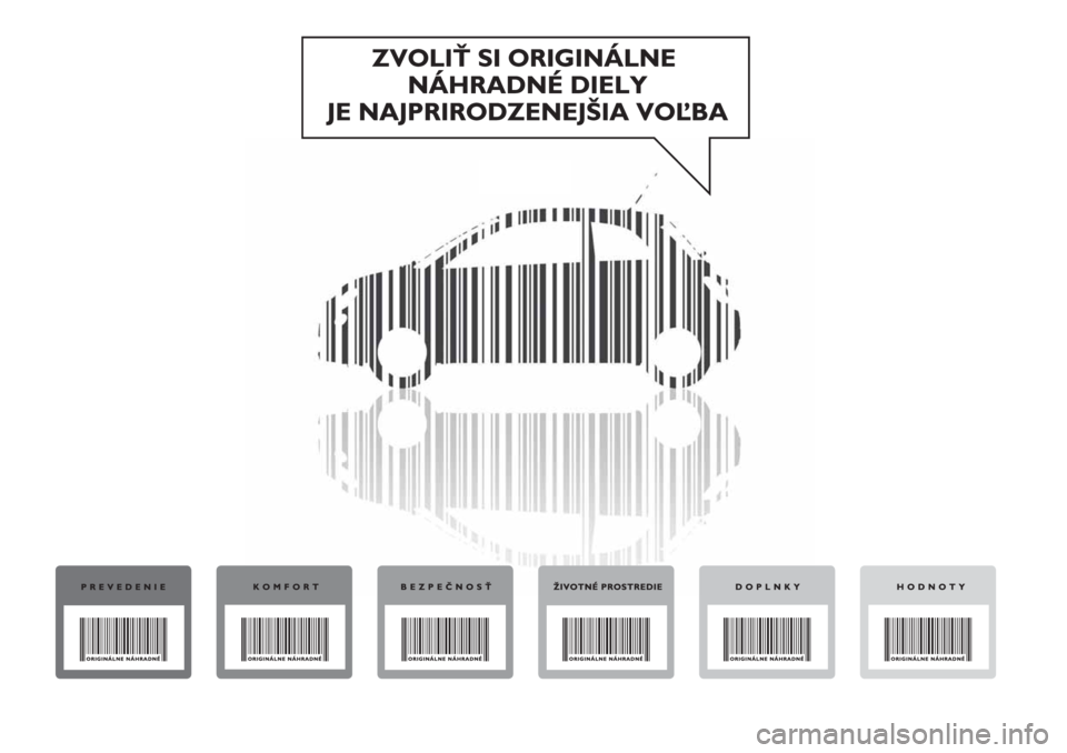 FIAT 500 2020 Návod na použitie a údržbu (in Slovak) FIAT 500 2020 Návod na použitie a údržbu (in Slovak)