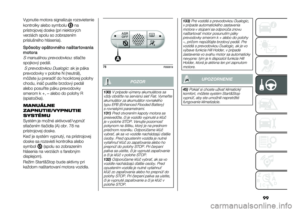 FIAT 500 2021  Návod na použitie a údržbu (in Slovak) ���,�������	 �
����� ���E��������	 �������	��	���	
��������� ���	�� ���
����
��
���"��������	� �����	 �1��� ���	�����)��
�