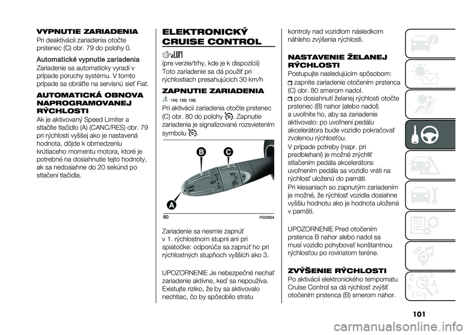 FIAT 500 2021  Návod na použitie a údržbu (in Slovak) �����!������ ����������
� �� ��	��������� �������	��� ����!��	
�����	��	� �1�S�4 ���� �Z�5 �� ������ �O�
�.�����
���%�	 � �� ��