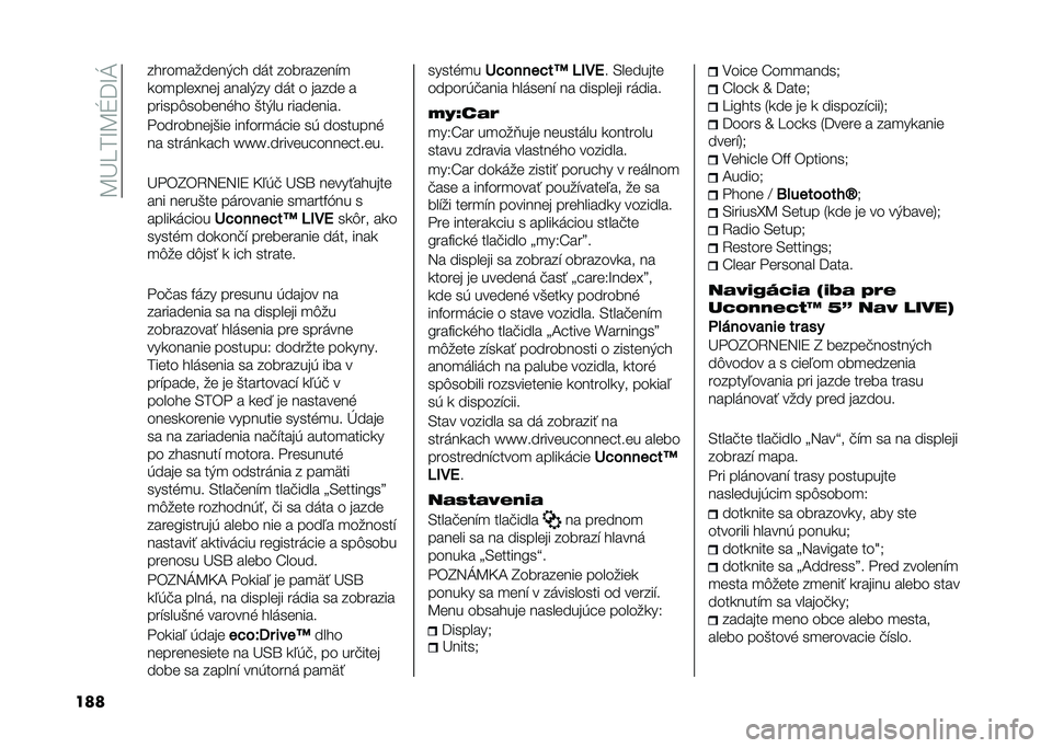 FIAT 500 2021  Návod na použitie a údržbu (in Slovak) ��B�A�=��L�B�V�?�L�J
��� �����
����	��)�� ��� �������	��"�

���
���	�G��	� �����)�� ��� � �����	 �
������$����	��%�� �&��)�� �����	���