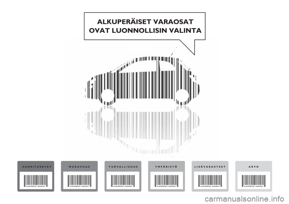 FIAT 500 2018  Käyttö- ja huolto-ohjekirja (in in Finnish) 