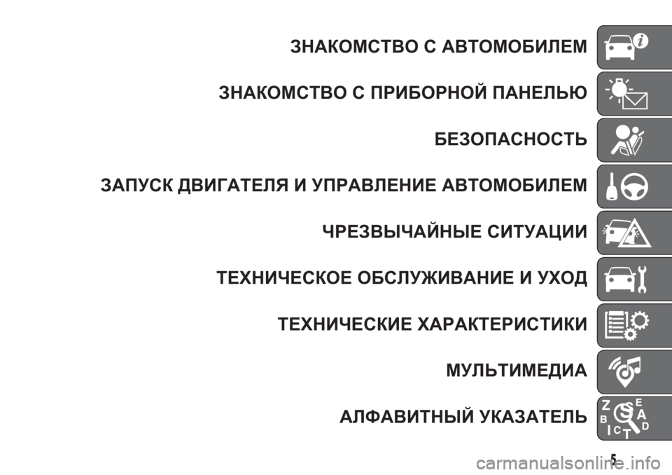 FIAT 500 2020 Руководство по эксплуатации и техобслуживанию (in Russian) ЗНАКОМСТВО С АВТОМОБИЛЕМ
ЗНАКОМСТВО С ПРИБОРНОЙ ПАНЕЛЬЮ
БЕЗОПАСНОСТЬ
ЗАПУСК ДВИГАТЕЛЯ И УПРАВЛЕНИЕ АВТОМОБ FIAT 500 2020 Руководство по эксплуатации и техобслуживанию (in Russian) ЗНАКОМСТВО С АВТОМОБИЛЕМ
ЗНАКОМСТВО С ПРИБОРНОЙ ПАНЕЛЬЮ
БЕЗОПАСНОСТЬ
ЗАПУСК ДВИГАТЕЛЯ И УПРАВЛЕНИЕ АВТОМОБ
