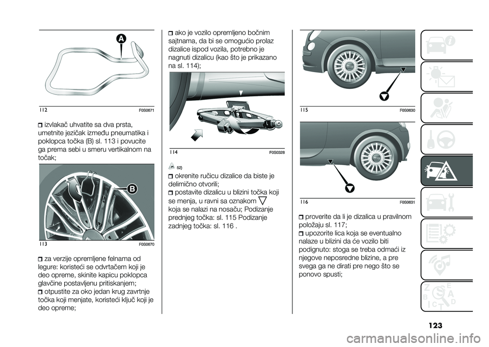 FIAT 500 2021  Knjižica za upotrebu i održavanje (in Serbian) ������
��8�%�8�9�C�;��
��
���� �������� �� ��� ������ 
�������� ���
���� ��
���� ���������� �
��	��
�	��� ��	��� �-�?�/ ��
� �@�