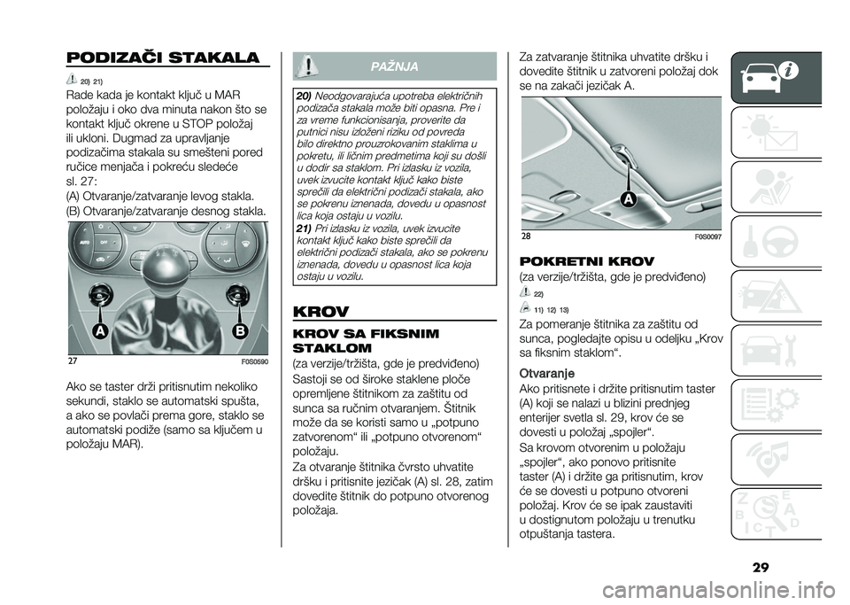 FIAT 500 2021  Knjižica za upotrebu i održavanje (in Serbian) ���	������� ��
�����
�=�8�> �=�;�>
�.��� ���� �� ��	����� ��
��� � �9�:�.
��	�
�	�"��� � �	��	 ��� ������ ����	� ���	 ��
��	����� ��
�