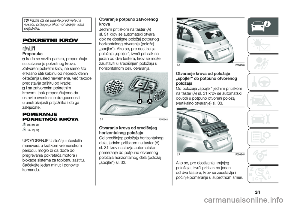 FIAT 500 2021  Knjižica za upotrebu i održavanje (in Serbian) ������#��
��� �� �� ������� �������� ��
��	���� ����
���� ����
���	� �	�������� ����� ����
���"�����
�	���
��
�� ��
�� �