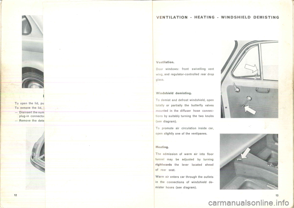 FIAT 500 1959 1.G Instruction Manual 