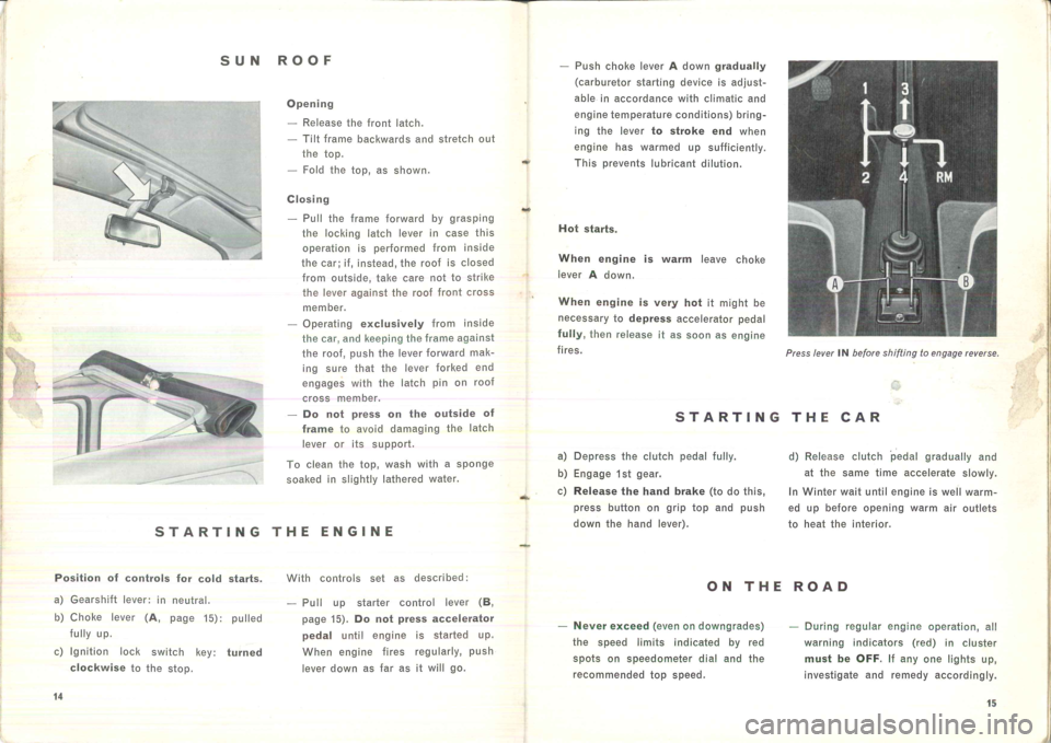 FIAT 500 1957 1.G Instruction Manual 