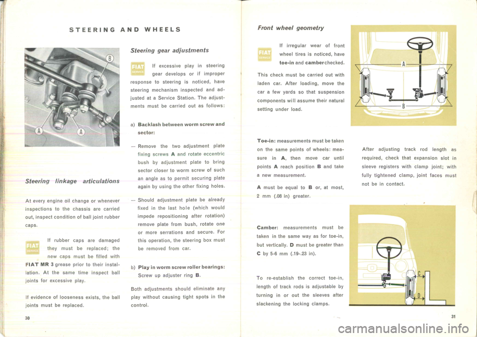 FIAT 500 1963 1.G Instruction Manual 