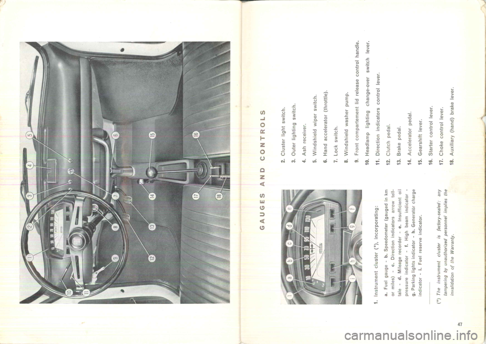 FIAT 500 1957 1.G Instruction Manual FIAT 500 1957 1.G Instruction Manual