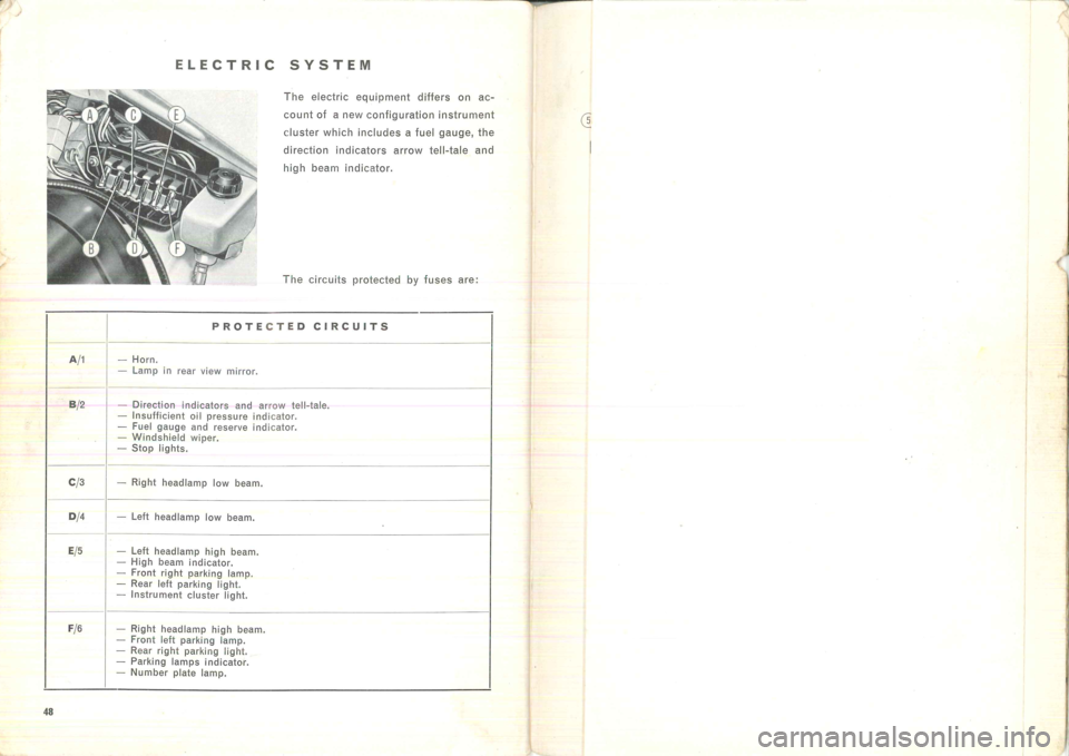 FIAT 500 1957 1.G Instruction Manual 