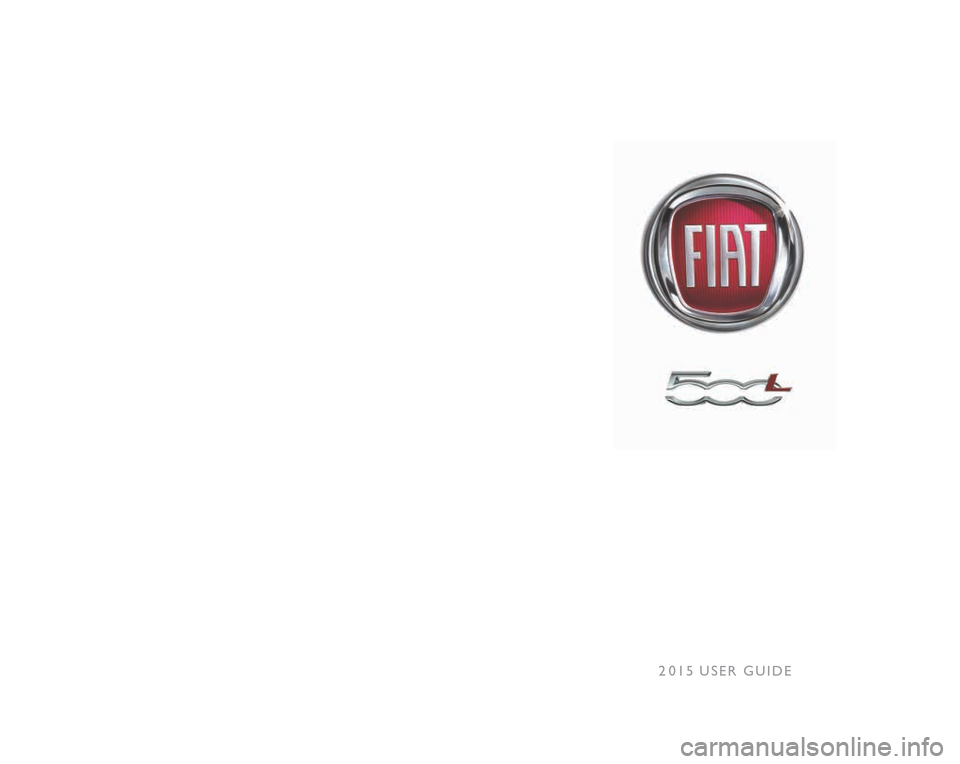 FIAT 500L 2015 2.G User Guide 