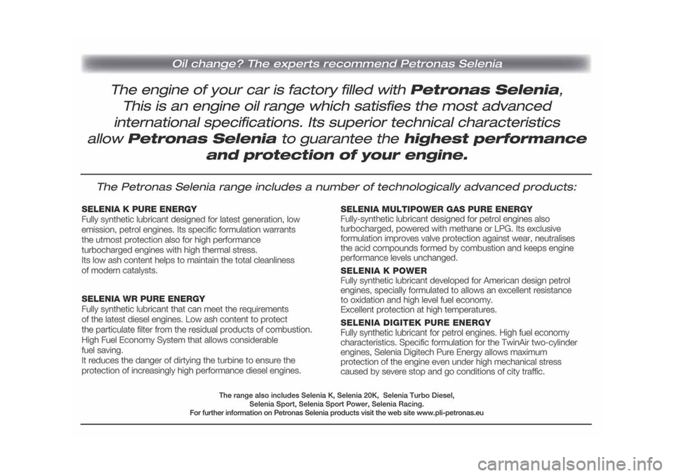 FIAT 500L LIVING 2016 2.G Owners Manual FIAT 500L LIVING 2016 2.G Owners Manual