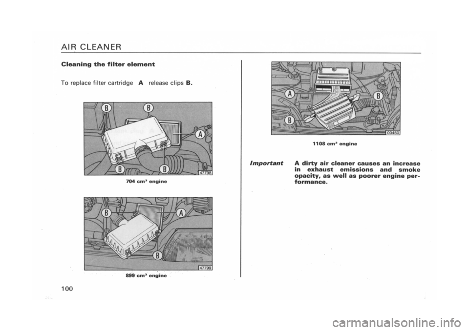 FIAT CINQUECENTO 1995 1.G Owners Manual 