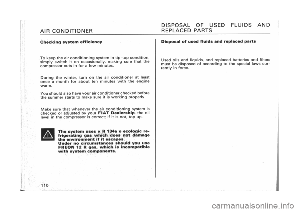 FIAT CINQUECENTO 1995 1.G Owners Manual 