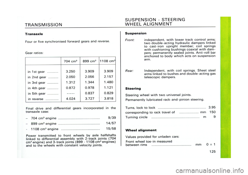 FIAT CINQUECENTO 1995 1.G Owners Manual FIAT CINQUECENTO 1995 1.G Owners Manual