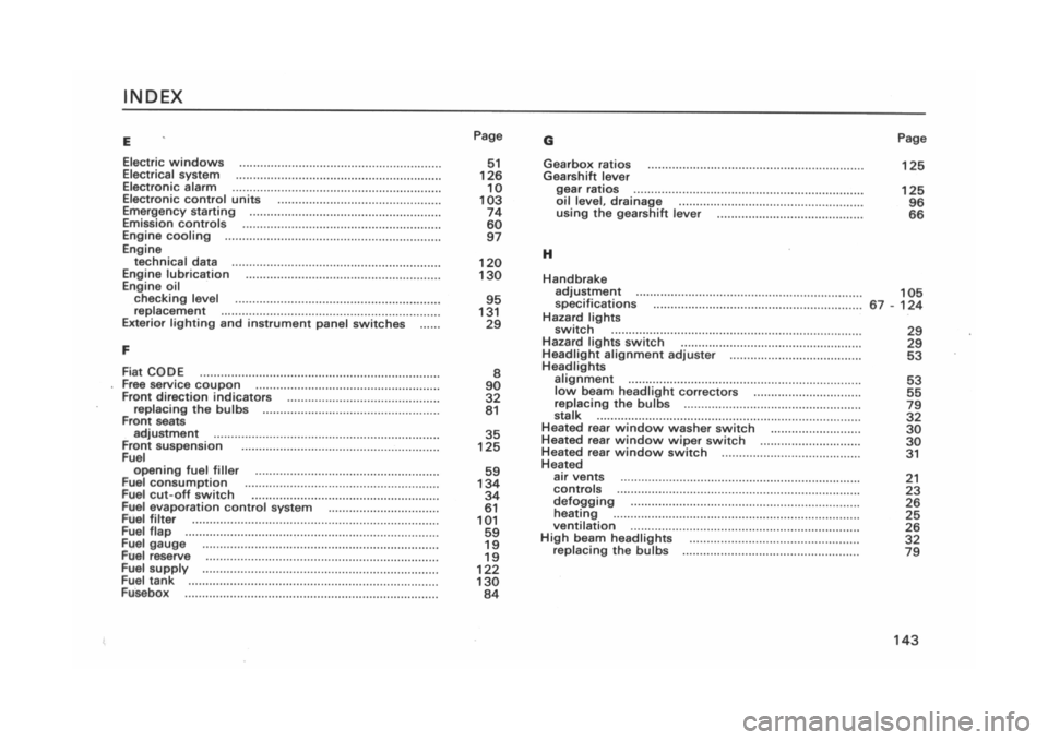 FIAT CINQUECENTO 1995 1.G Owners Manual FIAT CINQUECENTO 1995 1.G Owners Manual