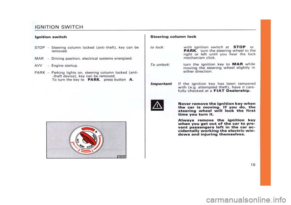 FIAT CINQUECENTO 1995 1.G User Guide FIAT CINQUECENTO 1995 1.G User Guide