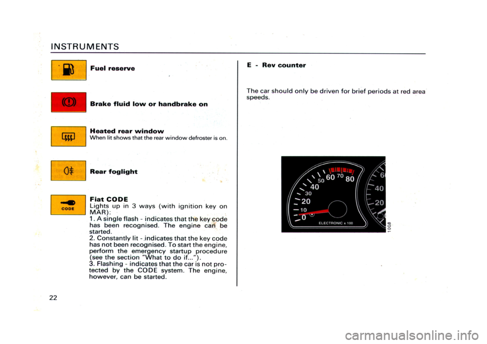 FIAT CINQUECENTO 1995 1.G Owners Manual FIAT CINQUECENTO 1995 1.G Owners Manual