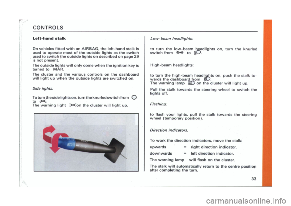 FIAT CINQUECENTO 1995 1.G Owners Guide FIAT CINQUECENTO 1995 1.G Owners Guide
