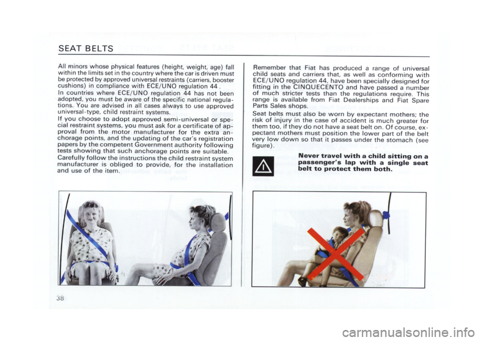 FIAT CINQUECENTO 1995 1.G Service Manual 