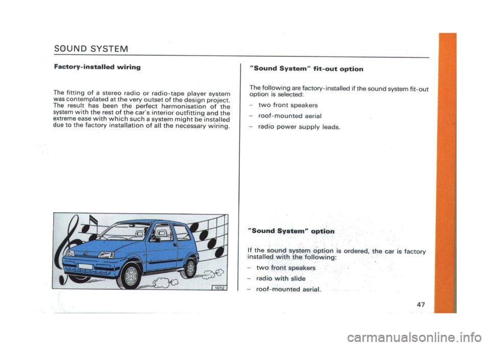 FIAT CINQUECENTO 1995 1.G Service Manual 