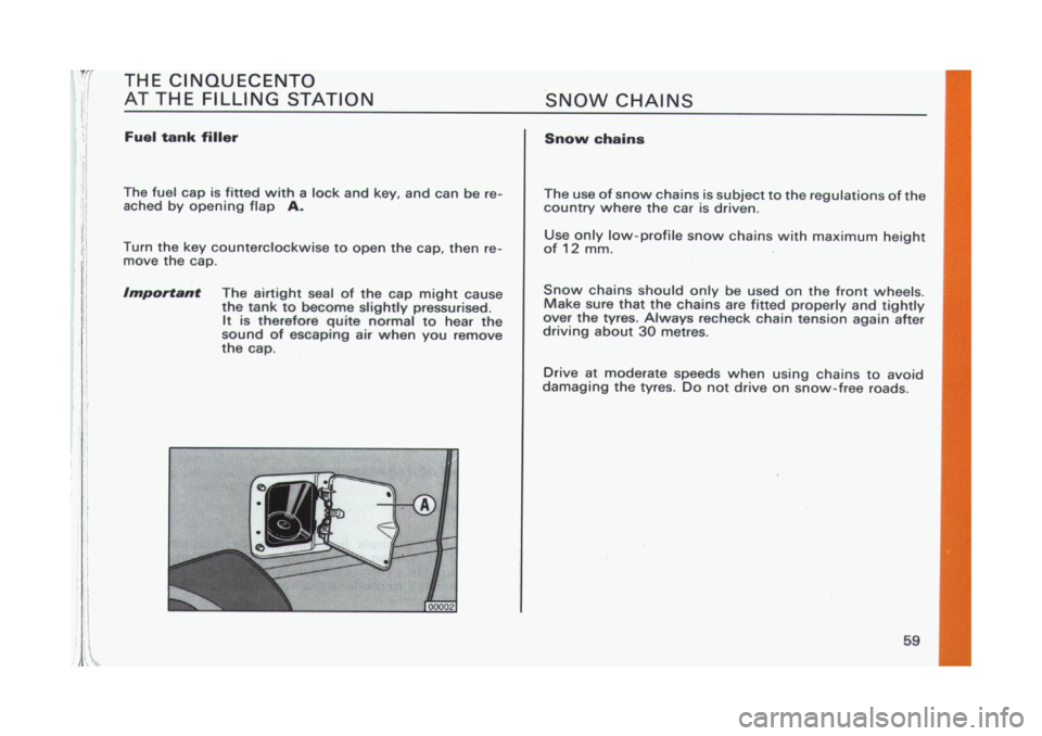 FIAT CINQUECENTO 1995 1.G Repair Manual 