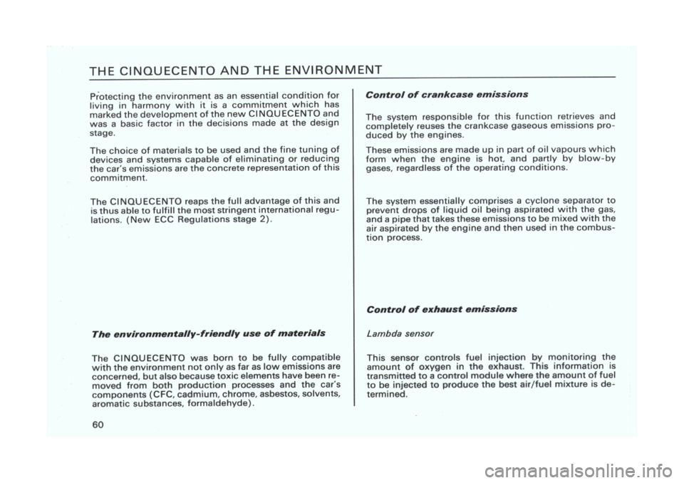FIAT CINQUECENTO 1995 1.G Repair Manual 